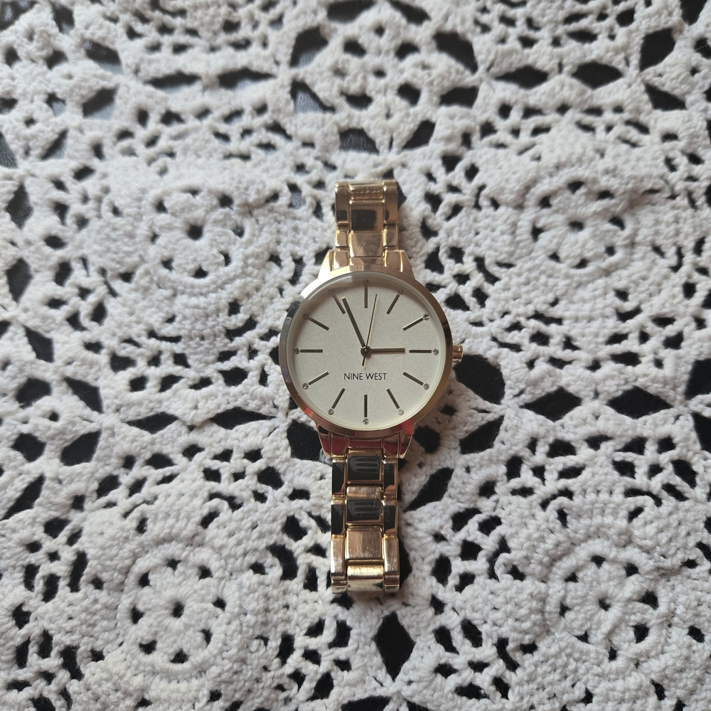 Nine West Elegant Gold Women's Watch